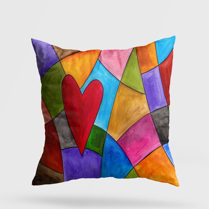Aberto Design Cojín Multicolor 43 x 43 cm Aberto Design Cojín Multicolor 43 x 43 cm